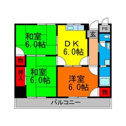 コンフォートグリーンの物件間取画像